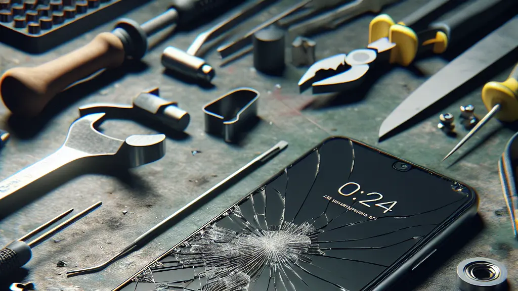 An image illustrating Reparación de Cristales Templados de Móviles: Guía Completa para Salvar tu Pantalla